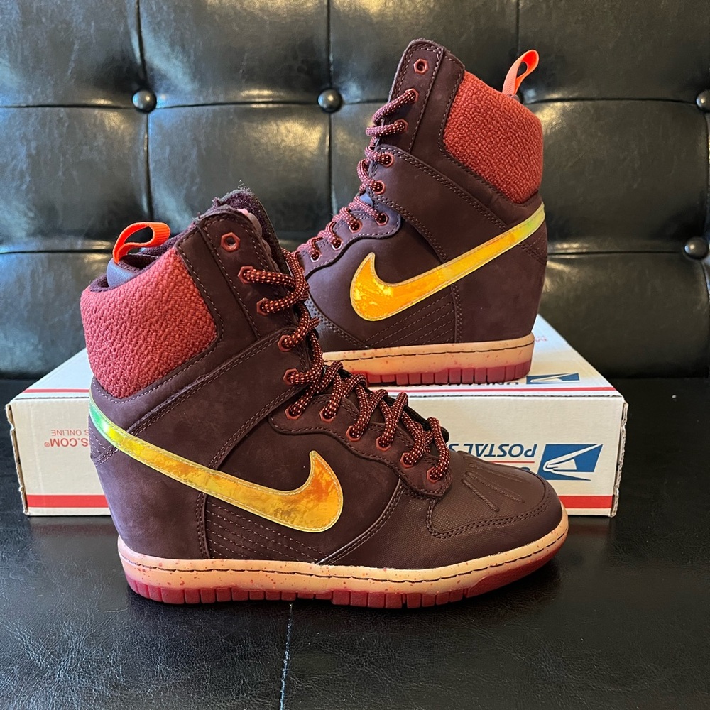 Nike Dunk Sky High Sneakerboot Deep Burgundy